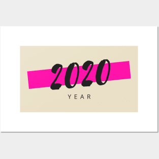 2020 Year Design Posters and Art